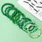 40 Pcs St. Patrick's Day Shamrock Bracelets Set Green Irish Clay Stretch Stackable Friendship Bracelet for Women, Party Favors Jewelry Gift Party Supplies